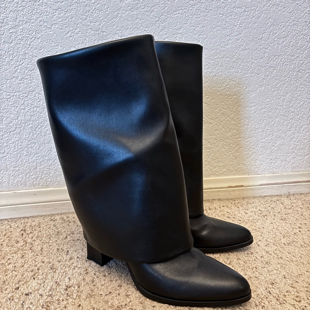 Marc Fisher Black Heeled Boots